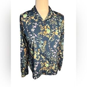 Sugarhill floral Button down top size 6